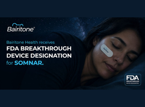 Bairitone Health receives FDA Breakthrough Device Designation for its noninvasive technology designed for obstructive sleep apnea